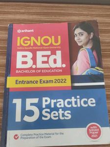 B. Ed entrance exam book it consists of 15 practic
