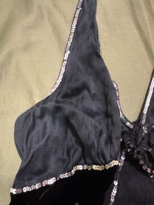 Sparkly Halter Neck Top
