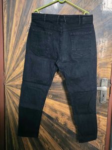 HERE&amp;NOW Men's Black Distressed Knee Jeans