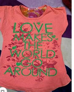 Brand Ziama beautiful pattern lil doll top