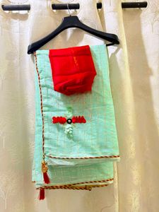 Designer Saree with Embellishments
