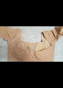 Velvet Square Neck blouse