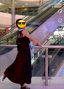 Flowy black Maxi Dress