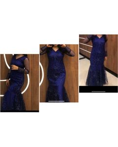 Heavy Blue Gown.