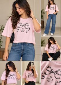 Pink 'La Dolce Vita' Tee