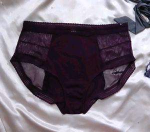 Purple Mesh Panty
