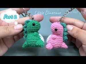 Cute Dinosaur Keychain 🦕