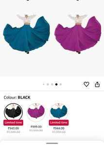 Women Solid Flared Skirt
