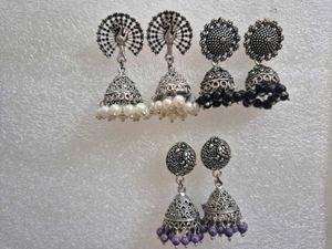 Exquisite Peacock Jhumka Earrings - New