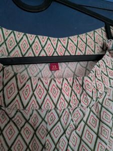 White Printed Kurta