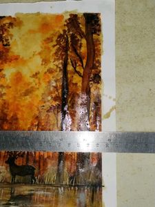 Stunning Forest Deer Painting