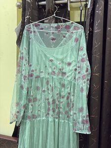 Sheer Floral Mesh Top