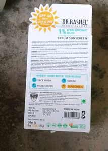 Dr. Rashel Hyaluronic Acid Serum Sunscreen SPF 60