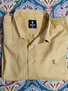 Men's Yellow Casual Shirt