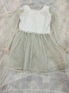Sparkly White Tulle Gown