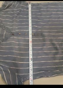 Casual Striped Henley Shirt