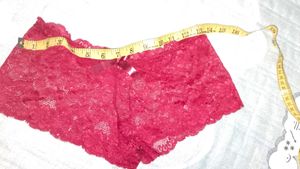 Lace Boyshort Panty - Red