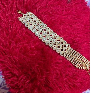 Diamond Bracelet With Latkan Very Beautiful 😻❤️