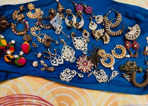 Earring Collection Little Broken And Damaged.