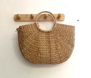 Boho Straw Beach Bag