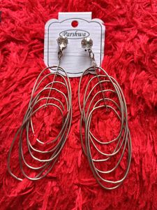 Elegant Oval Hoop Earrings