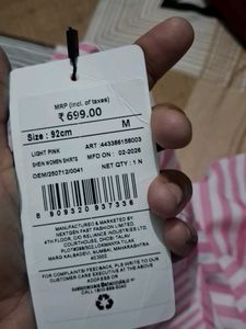 pink stripped shirt