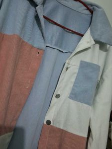 Pastel coloured jacket shirt 🤍