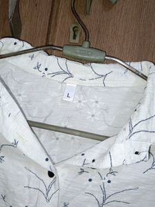 Shirt Type Crop Top