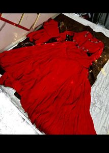 Stunning Red Ethnic Gown
