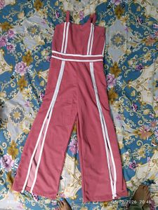 Stylish Pink Jumpsuit