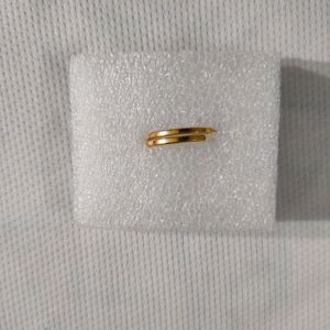 Red &amp; Golden Adjustable Ethnic Ring (Women's)