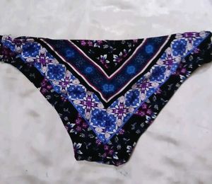 Boho Floral Print Bikini Bottom