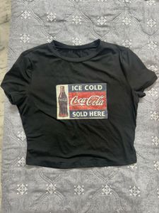 Coca-Cola Graphic Crop T-Shirt