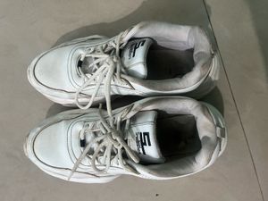 White Chunky Sneakers