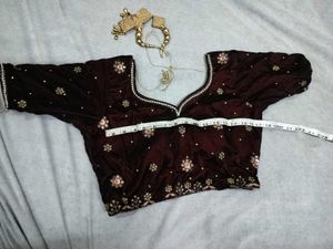 beautiful Coffee Brown velvet lehanga