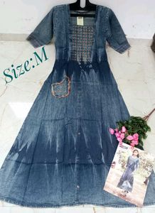 Denim Maxi Dress