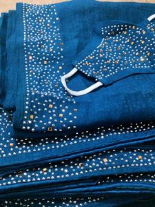 Elegant Embellished saree set