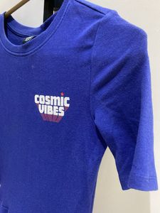HM Blue "Cosmic Vibes" Skater Dress