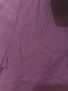 Burgundy Casual Pants