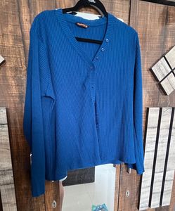 Blue Knit Cardigan