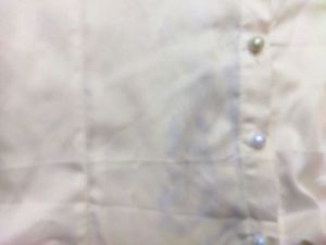 white Collared Short Sleeve Top