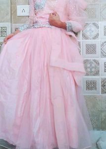 Elegant Pink Sequin Lehenga Choli