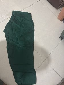 Solid Green Palazzo Pants
