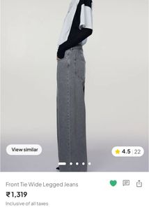 500/- offer 🔥🔥💥Grey wide legs jeans