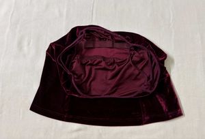 Velvet Wine Camisole Top