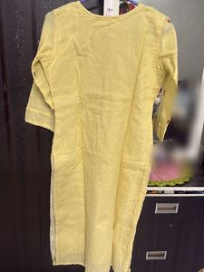 Yellow Embroidered Kurta Set