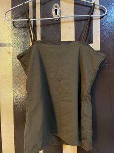 Olive Green Corset Top