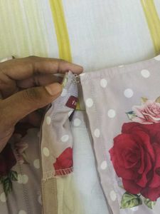 Vintage Rose Print Fit &amp; Flare mini Dress