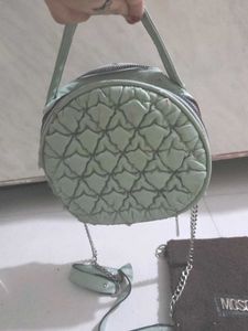 Quilted Shoulder Bag &amp; Wallet Set