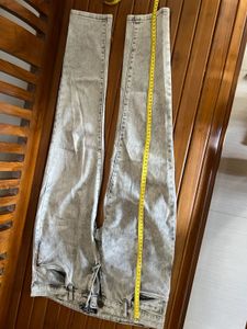 TOKYO TALKIES Acid Wash GREY Skinny Jeans